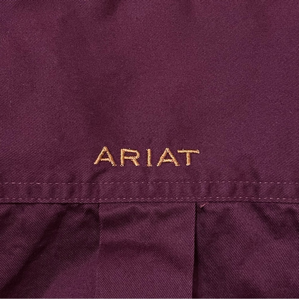 Ariat Solid Twill Classic Fit Long Sleeve Button Down Shirt Size XL - Picture 5 of 8